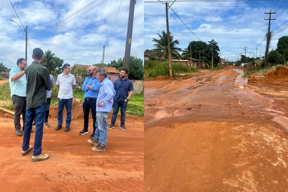 Vereador Adalto acompanha tratativas para resolver rompimento de tubulação da Caerd