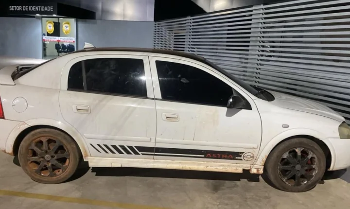 Polícia Militar recupera veículo furtado após tentativa de fuga em Pimenta Bueno